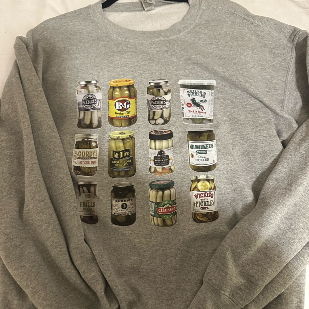 Tiktok pickle sweatshirt